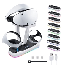 Nabíjací stojan JYS Magnetic Charging Display Stand pre PS VR2 - White (PS5)