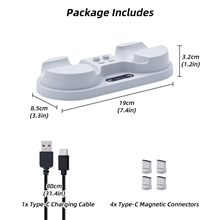 Nabíjecí stanice iPlay Magnetic Charging Dock pro PS VR2 ovladače - White (PS5)