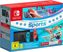 Konzole Nintendo Switch Neon + Nintendo Switch Sports + 3-month Nintendo Switch Online Membership (SWITCH)