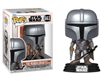 Funko POP! Disney Star Wars: The Mandalorian - The Mandalorian with Dasksaber