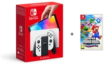 Nintendo Switch OLED Model - bílý + Super Mario Bros. Wonder (SWITCH)