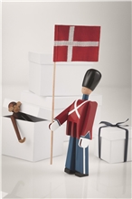 Kay Bojesen - Standard-bearer with textile flag