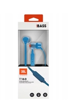JBL Tune 160 Sluchátka s mikrofonem - modrá