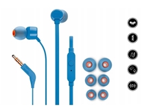 JBL Tune 160 Sluchátka s mikrofonem - modrá