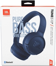 JBL Tune 510BT Wireless Pure Bass Sound - Blue
