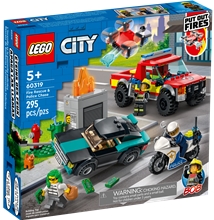LEGO® City 60319 Hasiči a policejní honička
