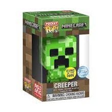 Funko Pocket Pop! & Tee Minecraft - Blue Creeper - Vinyl Figure & T-Shirt (L)