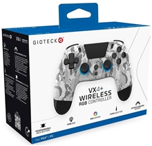 Herní ovladač GIOTECK WX4+ Wireless RGB Controller (PS4)