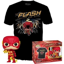 Funko Pop! & Tee : DC The Flash Fastest Man Alive (Černé)-L