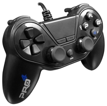Subsonic PS4 Pro4 Wired Controller Black (PS4)