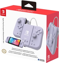 HORI - Split Pad Compact Attachment Set - Lavender (SWITCH)