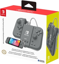 HORI - Switch Split Pad Compact Attachment Set - Grey (SWITCH)