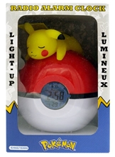 Pokemon - Pikachu Light Up Alarm Clock FM