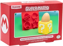 Paladone Super Mario: Question Block Egg Cup & Toast Cutter