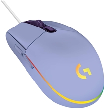Logitech - G203 Lightsync Gaming Mouse - Lilac