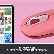 Logitech - Emoji  Pop Mouse - Red
