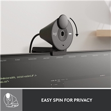 Logitech - Brio 300 Full HD webcam - Black
