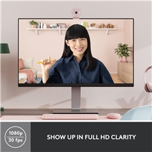 Logitech - Brio 300 Full HD webcam - Rose