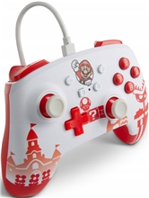 PowerA Enhanced Wired Controller - Mario Red/White (SWITCH)