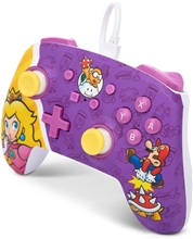 PowerA Enhanced Wired Controller - Princess Peach Battle (SWITCH)