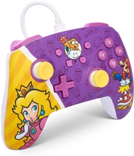 PowerA Enhanced Wired Controller - Princess Peach Battle (SWITCH)