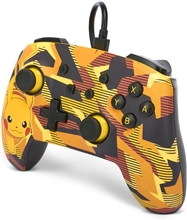 PowerA Enhanced Wired Controller - Camo Storm Pikachu (SWITCH)