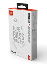 Bezdrátová sluchátka JBL Tune 215BT Pure Bass - White