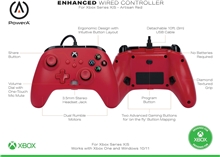 PowerA Enhanced Wired Controller - Artisan Red (X1/XSX/XSS/PC)
