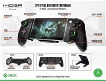 PowerA MOGA XP7-X Plus Bluetooth Controller for Multi Format and Universal Black