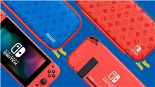 Nintendo Switch Console - Mario Red & Blue Ediiton + Carry Case (SWITCH)