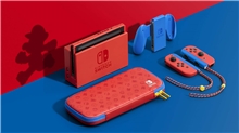 Nintendo Switch Console - Mario Red & Blue Ediiton + Carry Case (SWITCH)