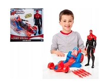 Hasbro - Spiderman Titan Heroes Series Action Figure with Giant Spider Turbo Racer Car