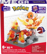 Mattel Mega Pokemon Adventure Builder: Charmanders Fire-Type Spin
