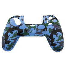 Silikonový obal na ovladač - Blue Camo (PS4)