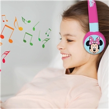 Lexibook - Disney Minnie Mouse - 2 in 1 Foldable Headphones