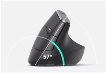 Logitech - MX Vertical Advanced Ergonomic Mouse Graphite