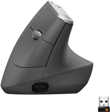 Logitech - MX Vertical Advanced Ergonomic Mouse Graphite