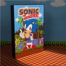 Sonic svítící plakát (29,70  x 21,00 cm)