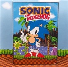 Sonic svítící plakát (29,70  x 21,00 cm)