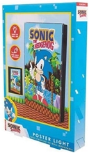 Sonic svítící plakát (29,70  x 21,00 cm)
