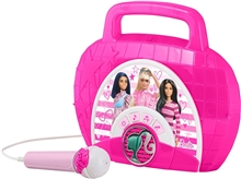 Barbie - reproduktor a karaoke mikrofon