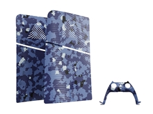 PS5 Slim Blue Wave Camo Faceplates Kit (PS5)