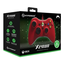 Hyperkin Xenon Wired Controller for Xbox Series/One and Windows 11/10 - Red (X1/XSX/PC)