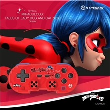 Hyperkin Pixel Art Miraculous Bluetooth Controller for Nintendo Switch/PC/Mac/Android - Ladybug (SWITCH/PC)