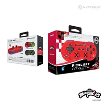 Hyperkin Pixel Art Miraculous Bluetooth Controller for Nintendo Switch/PC/Mac/Android - Ladybug (SWITCH/PC)