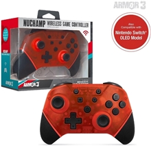 Armor3 NuCamp Wireless Controller for Nintendo Switch - Ruby Red (SWITCH)	