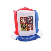 Fandící set Česká republika - s kloboukem