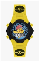 Detské blikajúce hodinky Pokemon žlté
