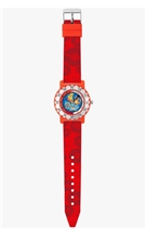 Pokémon Red Strap Character Dial Time Teacher Watch