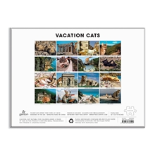 Galison Puzzle Kočky na prázdninách 1500 dílků